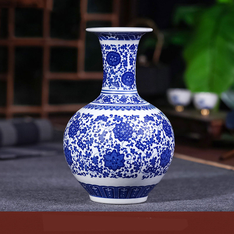 Jahrriesnge porcelain of vase blue and white cna0004 