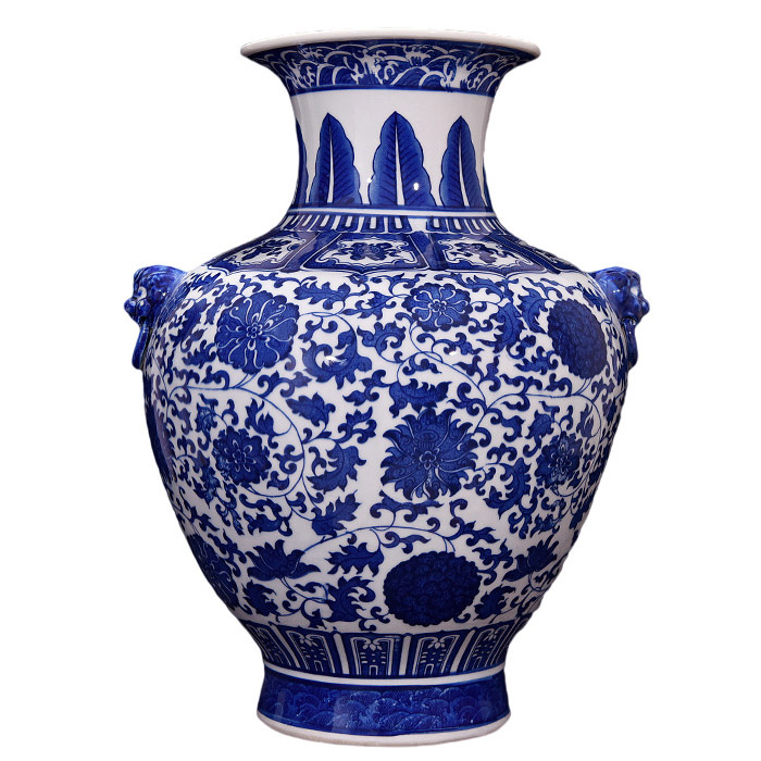 Jahrriesnge porcelain of blue vase cna0053 