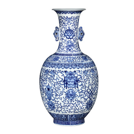 Jahrriesnge porcelain of binaural vase cna0096 