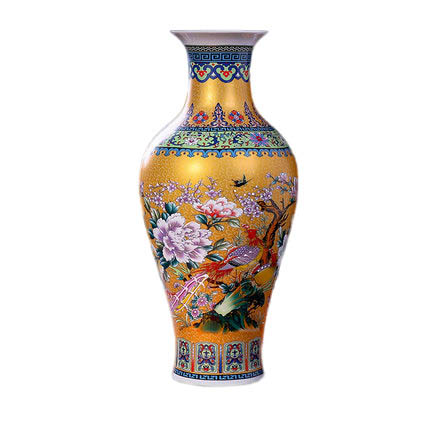 Jahrriesnge porcelain of golden vase cna0163 