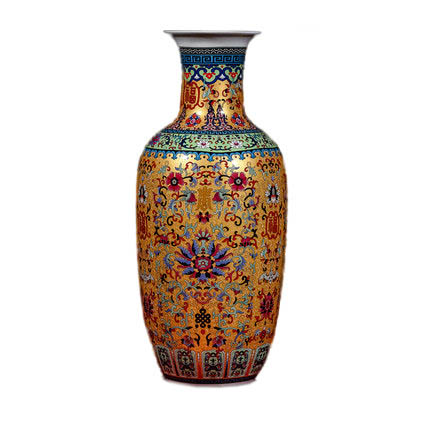 Jahrriesnge porcelain of golden vase cna0170 