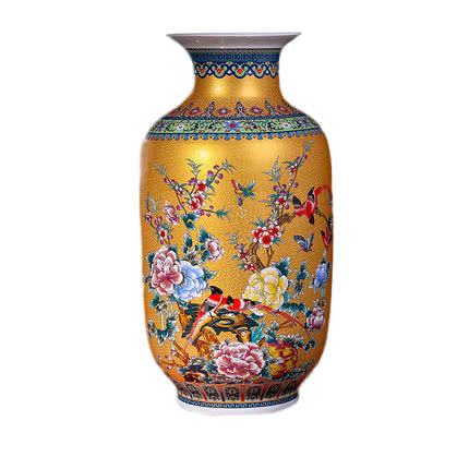 Jahrriesnge porcelain of golden vase cna0172 