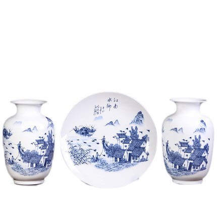 Jahrriesnge porcelain of vase set 3 pieces cna0191 