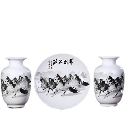 Jahrriesnge porcelain of vase set 3 pieces cna0194 