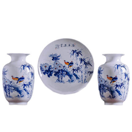 Jahrriesnge porcelain of vase set 3 pieces cna0198 