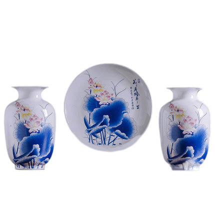 Jahrriesnge porcelain of vase set 3 pieces cna0199 