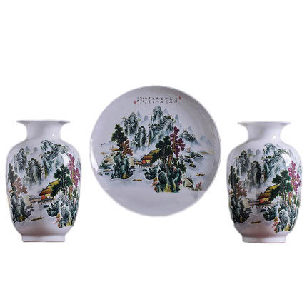 Jahrriesnge porcelain of vase set 3 pieces cna0200 