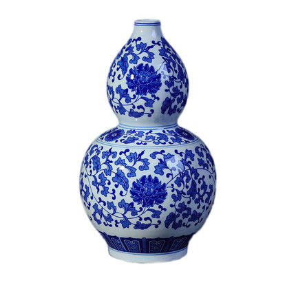 Jahrriesnge porcelain of white blue vase cna0215 