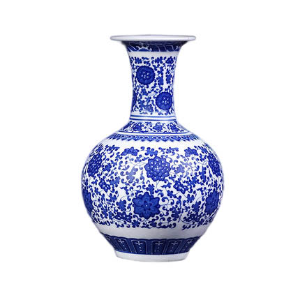 Jahrriesnge porcelain of white and blue vase cna0241 