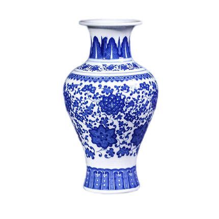 Jahrriesnge porcelain of white and blue vase cna0242 