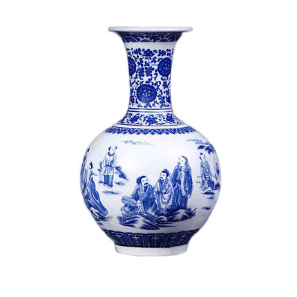 Jahrriesnge porcelain of white and blue vase cna0247 