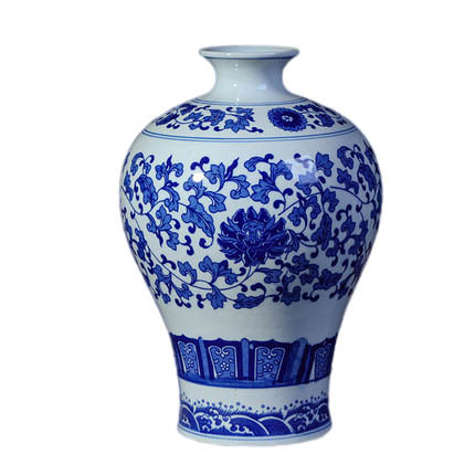 Jahrriesnge porcelain of white and blue vase cna0258 