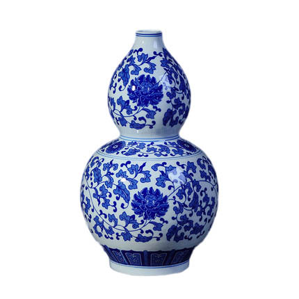 Jahrriesnge porcelain of white and blue vase cna0260 