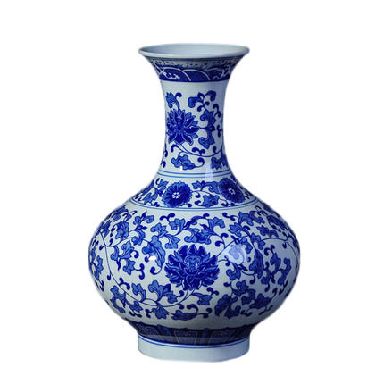 Jahrriesnge porcelain of white and blue vase cna0261 