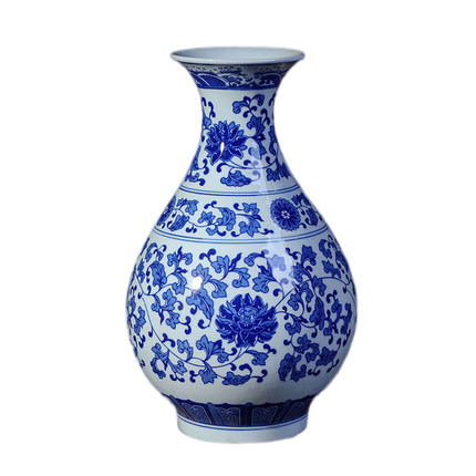 Jahrriesnge porcelain of white and blue vase cna0262 