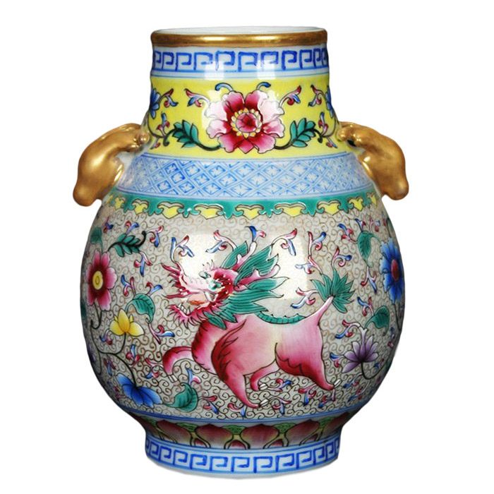 Jahrriesnge porcelain of hand drawn mini vase cna0332 