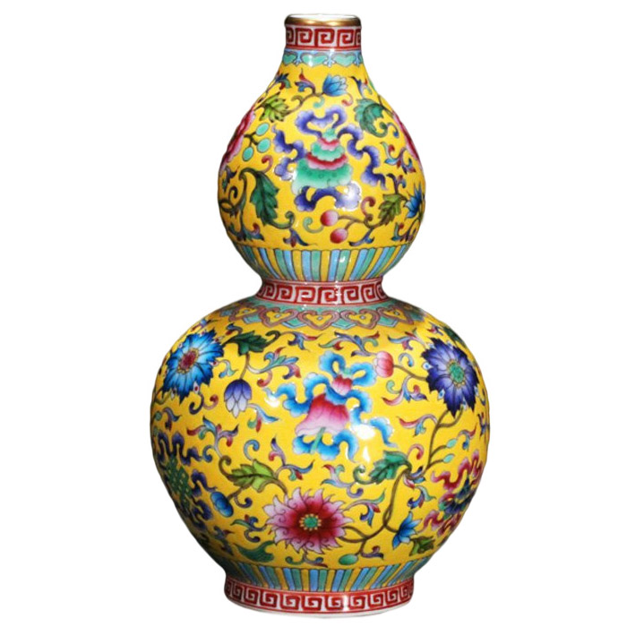 Jahrriesnge porcelain of color glaze vase cna0367 