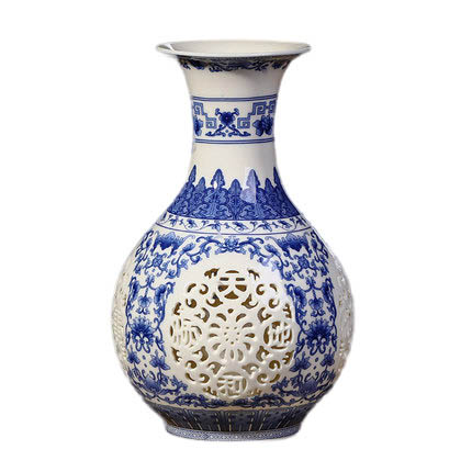 Jahrriesnge porcelain of hollow out vase cna0393 