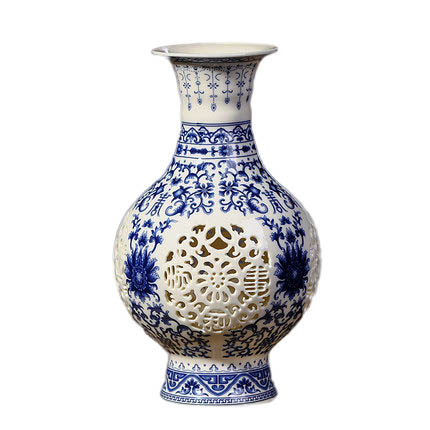 Jahrriesnge porcelain of hollow out vase cna0403 