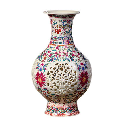 Jahrriesnge porcelain of hollow out vase cna0404 