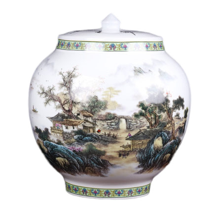 Jahrriesnge porcelain of one hundred children vase cna0468 