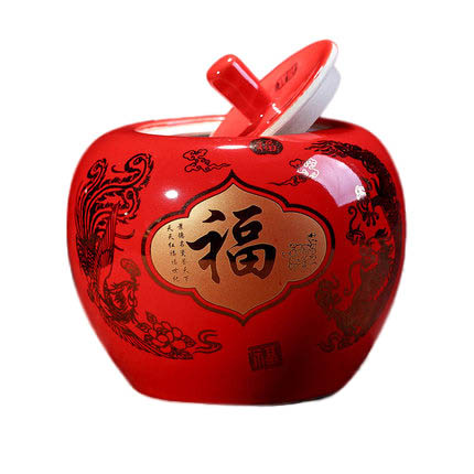 Jahrriesnge porcelain of red apple storage tank cna0470 