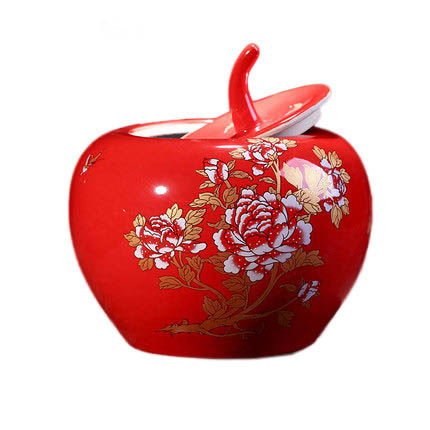 Jahrriesnge porcelain of red apple storage tank cna0473 