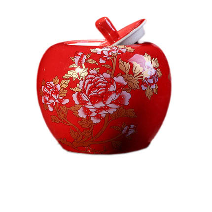 Jahrriesnge porcelain of red apple storage tank cna0474 