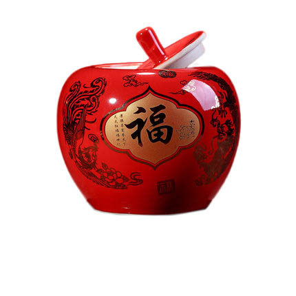 Jahrriesnge porcelain of red apple storage tank cna0475 