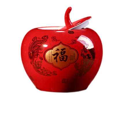 Jahrriesnge porcelain of red apple storage tank cna0476 