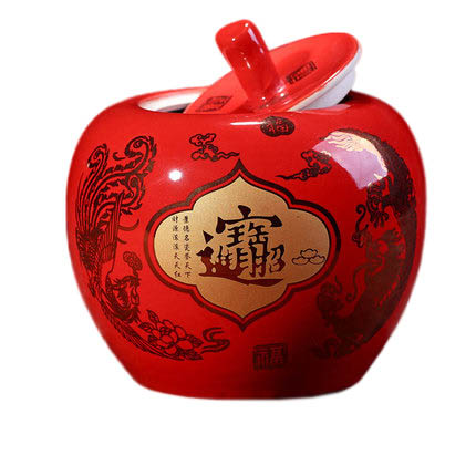 Jahrriesnge porcelain of red apple storage tank cna0479 