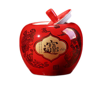 Jahrriesnge porcelain of red apple storage tank cna0481 