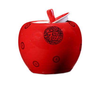 Jahrriesnge porcelain of red apple storage tank cna0482 