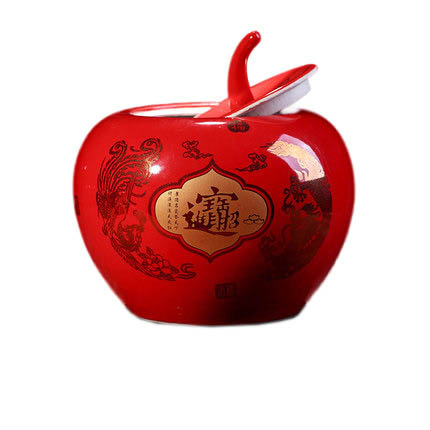 Jahrriesnge porcelain of red apple storage tank cna0484 