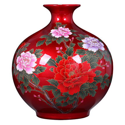 Jahrriesnge porcelain of flowers vase cna0495 