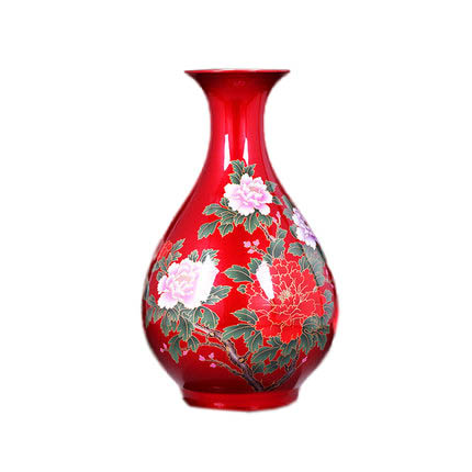 Jahrriesnge porcelain of flowers vase cna0504 