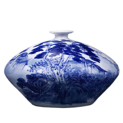 Jahrriesnge porcelain of white and blue vase cna0536 