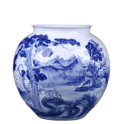 Jahrriesnge porcelain of white and blue vase cna0540 