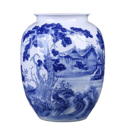 Jahrriesnge porcelain of white and blue vase cna0545 