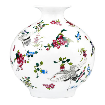 Jahrriesnge porcelain of enamel luminous vase cna0546 