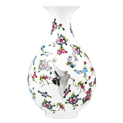 Jahrriesnge porcelain of enamel luminous vase cna0550 