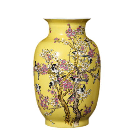 Jahrriesnge porcelain of golden vase cna0559 