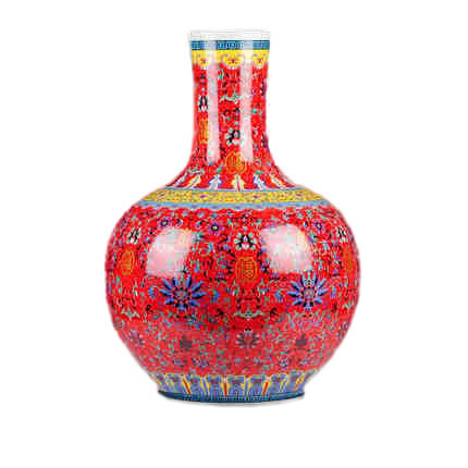 Jahrriesnge porcelain of enamel colorful vase cna0618 