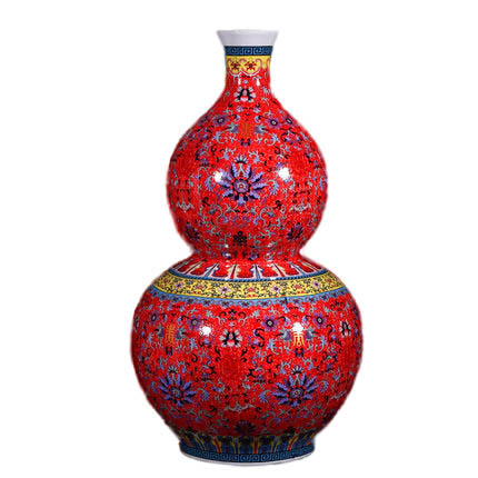 Jahrriesnge porcelain of enamel colorful vase cna0628 