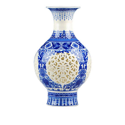 Jahrriesnge porcelain of colorful hollow vase cna0665 