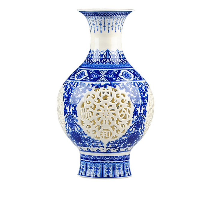 Jahrriesnge porcelain of colorful hollow vase cna0667 