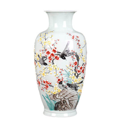 Jahrriesnge porcelain of hand painted colorful vase cna0713 