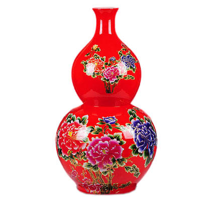 Jahrriesnge porcelain of red gourd vase cna0718 