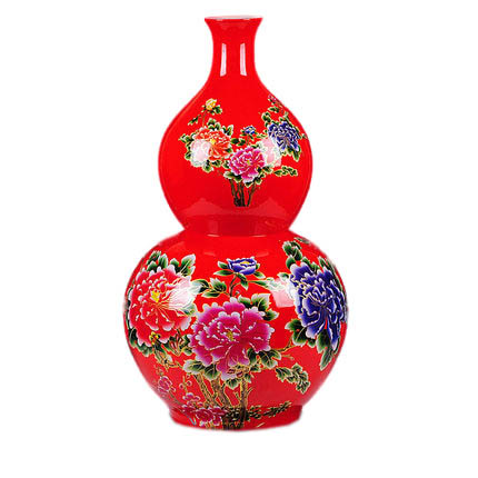 Jahrriesnge porcelain of red gourd vase cna0724 