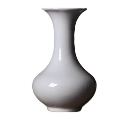 Jahrriesnge porcelain of pure white vase cna0761 